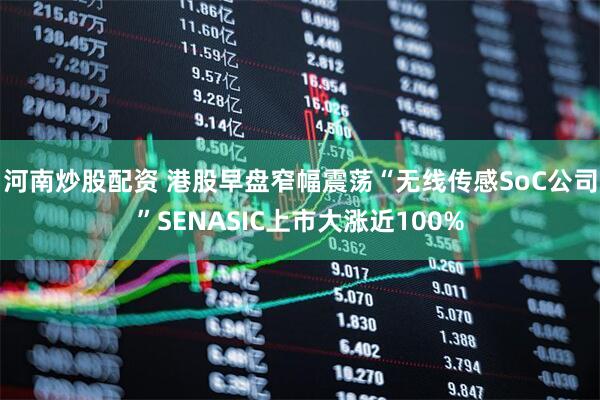 河南炒股配资 港股早盘窄幅震荡“无线传感SoC公司”SENASIC上市大涨近100%